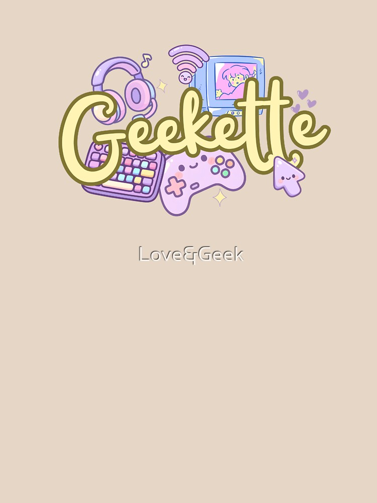 Geekette — Pastel Kawaii Design | Gamer Girl Aesthetic & Cute Gaming by Love&Geek