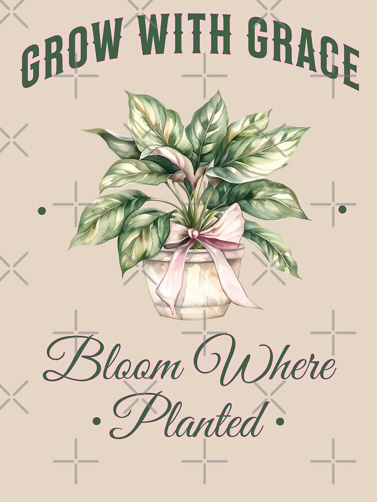 Potted Plant Coquette Aesthetic Style by CozyLightsStore T-Shirts, Hoodie, Sweatshirt | BlankRebels.com (Image 2)