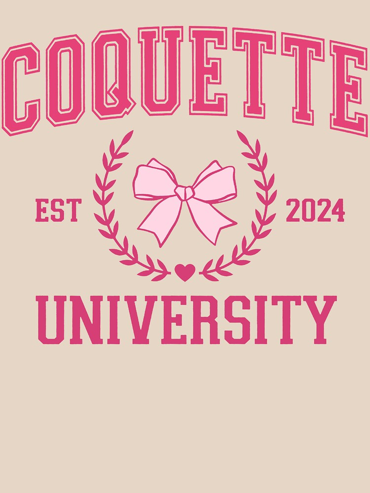 Coquette University Coquette Bow Trendy Aesthetic by TammyWilsoni