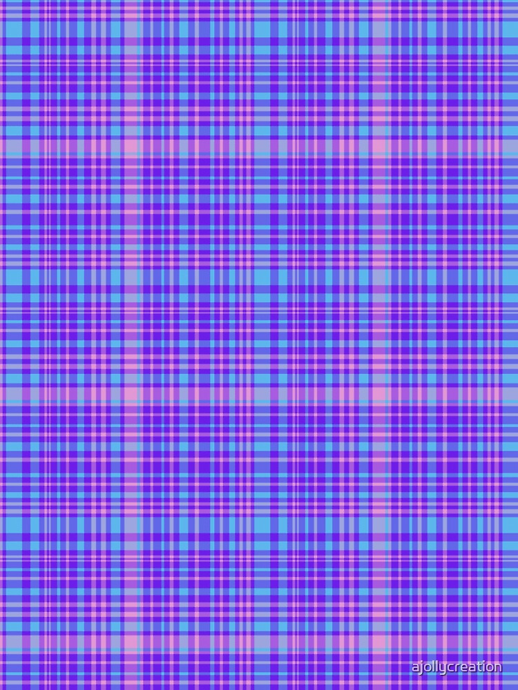 Pink and Blue Plaid by ajollycreation