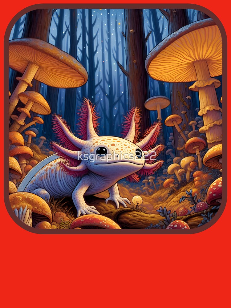 Copy of Axolotl Art #44 | Axolotl Lovers by ksgraphics222 T-Shirts, Hoodie, Sweatshirt | BlankRebels.com (Image 3)