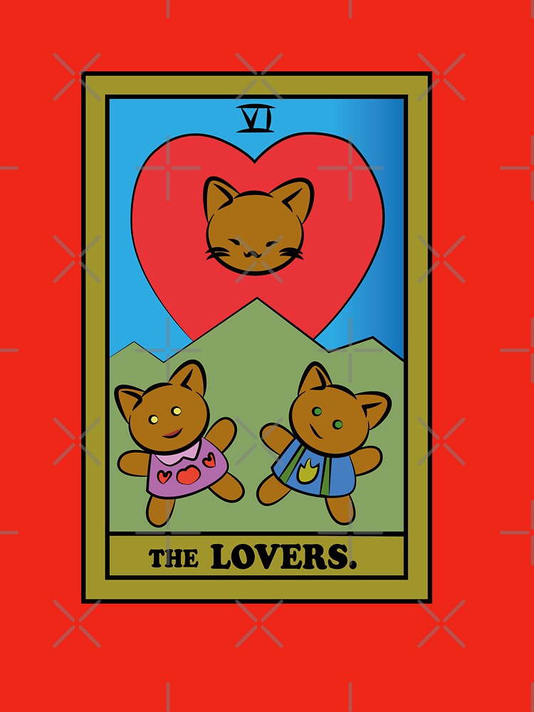 TAROT CARDS | THE LOVERS. | CAT by FalconLifeStore T-Shirts, Hoodie, Sweatshirt | BlankRebels.com (Image 3)