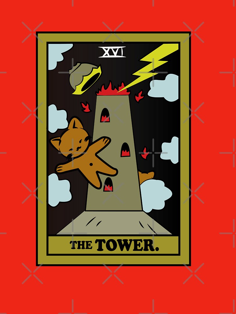 TAROT CARDS | THE TOWER. | CAT by FalconLifeStore T-Shirts, Hoodie, Sweatshirt | BlankRebels.com (Image 3)