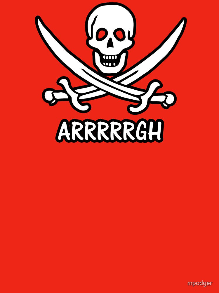 Pirate 4 ARRRRRGH by mpodger T-Shirts, Hoodie, Sweatshirt | BlankRebels.com (Image 3)