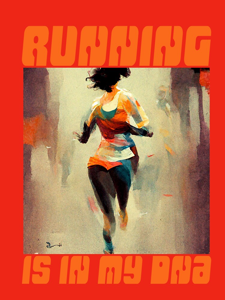 Running women: Running is in My DNA by typoinspired T-Shirts, Hoodie, Sweatshirt | BlankRebels.com (Image 3)