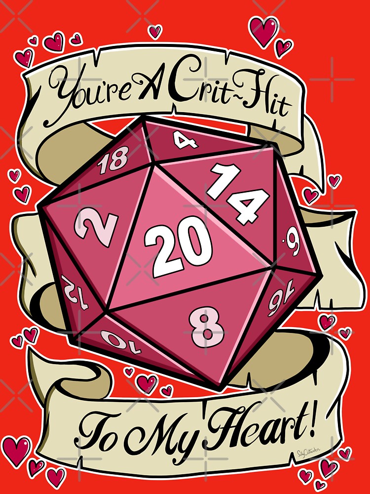 Critical Hit for my Heart by Milmino T-Shirts, Hoodie, Sweatshirt | BlankRebels.com (Image 3)
