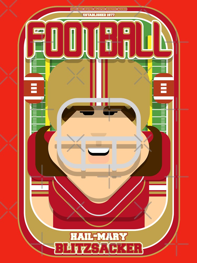 American Football Red and Gold - Hail-Mary Blitzsacker - June version by boxedspaper T-Shirts, Hoodie, Sweatshirt (Image 3)