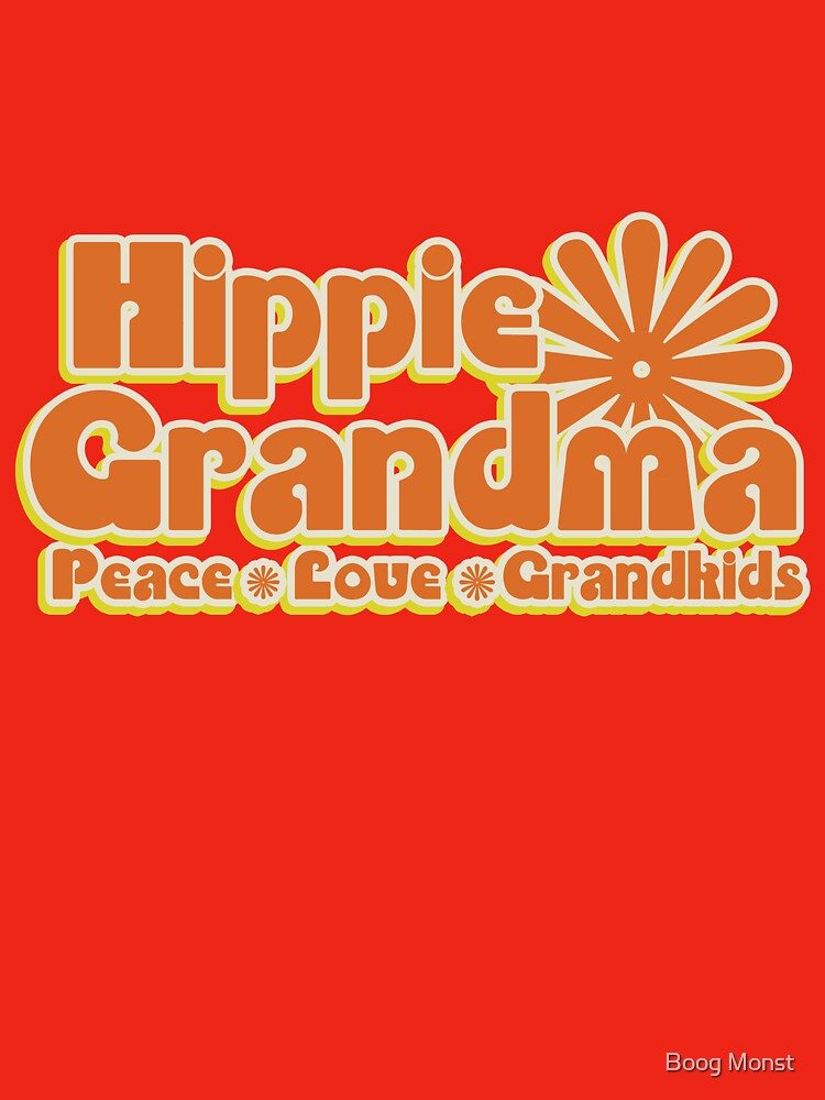 Hippie Grandma by Boog Monst T-Shirts, Hoodie, Sweatshirt | BlankRebels.com (Image 3)