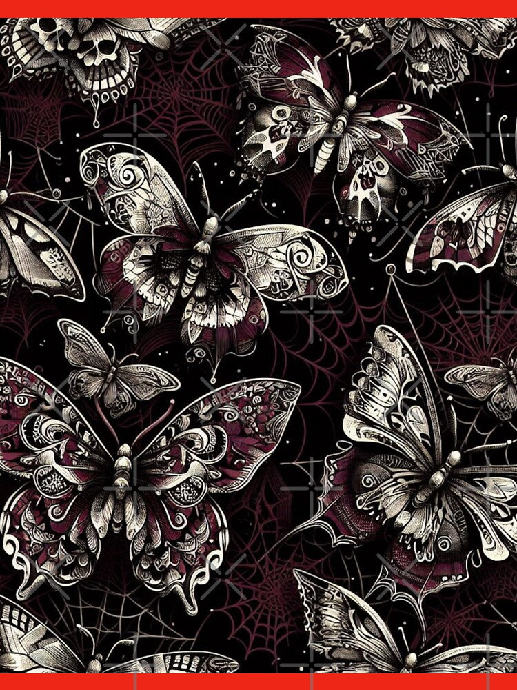 Gothic Spring Butterfly Pattern by LyssasMindArt T-Shirts, Hoodie, Sweatshirt | BlankRebels.com (Image 3)