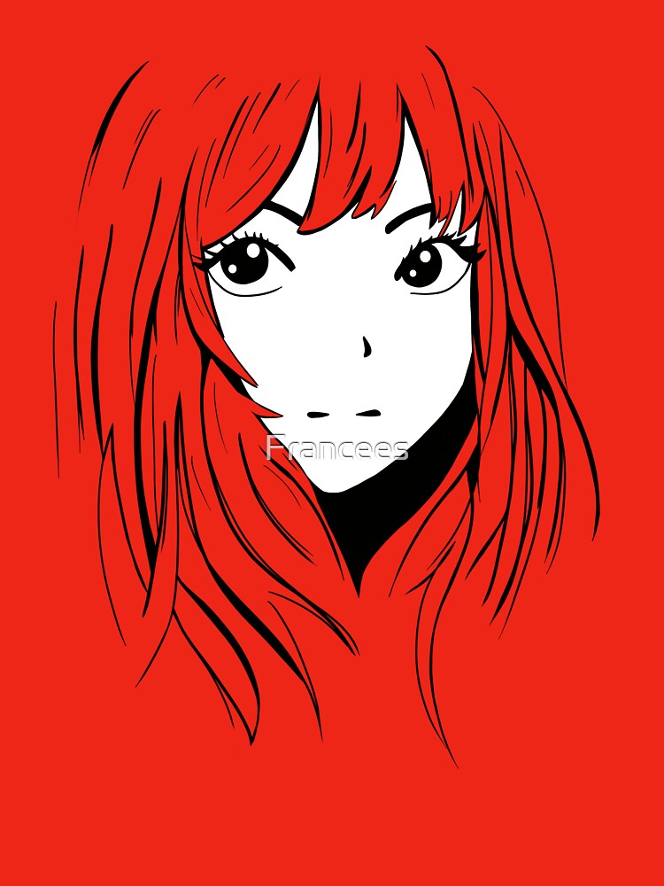Anime manga girl by Fran Fryberg T-Shirts, Hoodie, Sweatshirt | BlankRebels.com (Image 3)