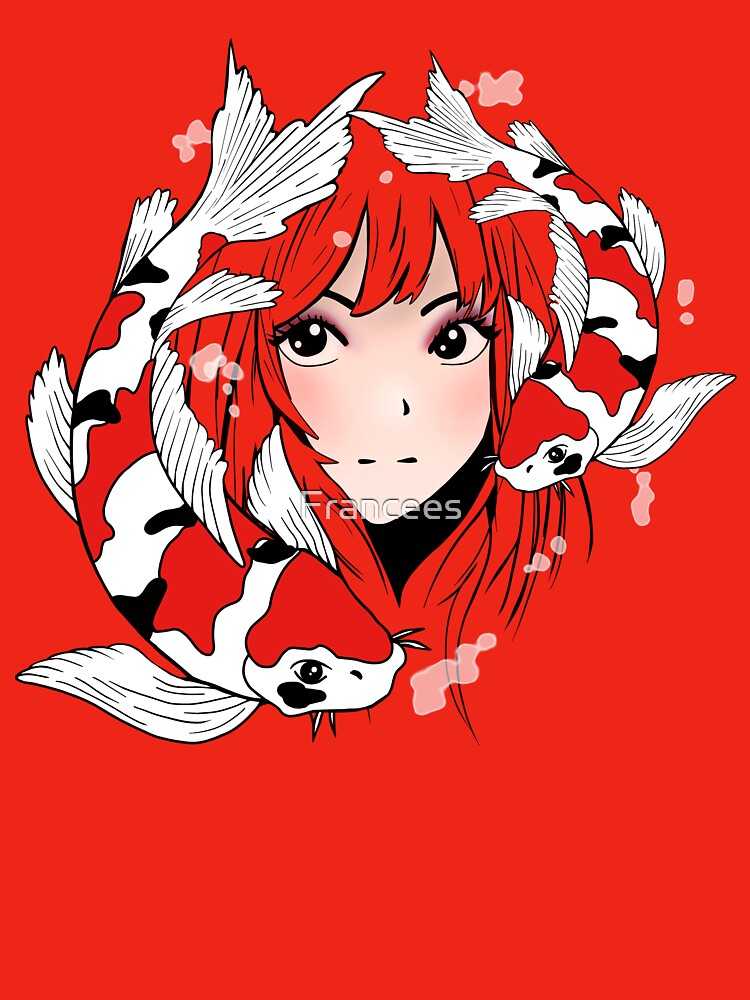 anime koi by Fran Fryberg T-Shirts, Hoodie, Sweatshirt | BlankRebels.com (Image 3)