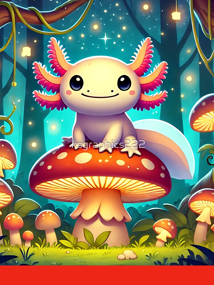 Axolotl Art #158 | Axolotl Lovers by ksgraphics222 T-Shirts, Hoodie, Sweatshirt | BlankRebels.com (Image 3)
