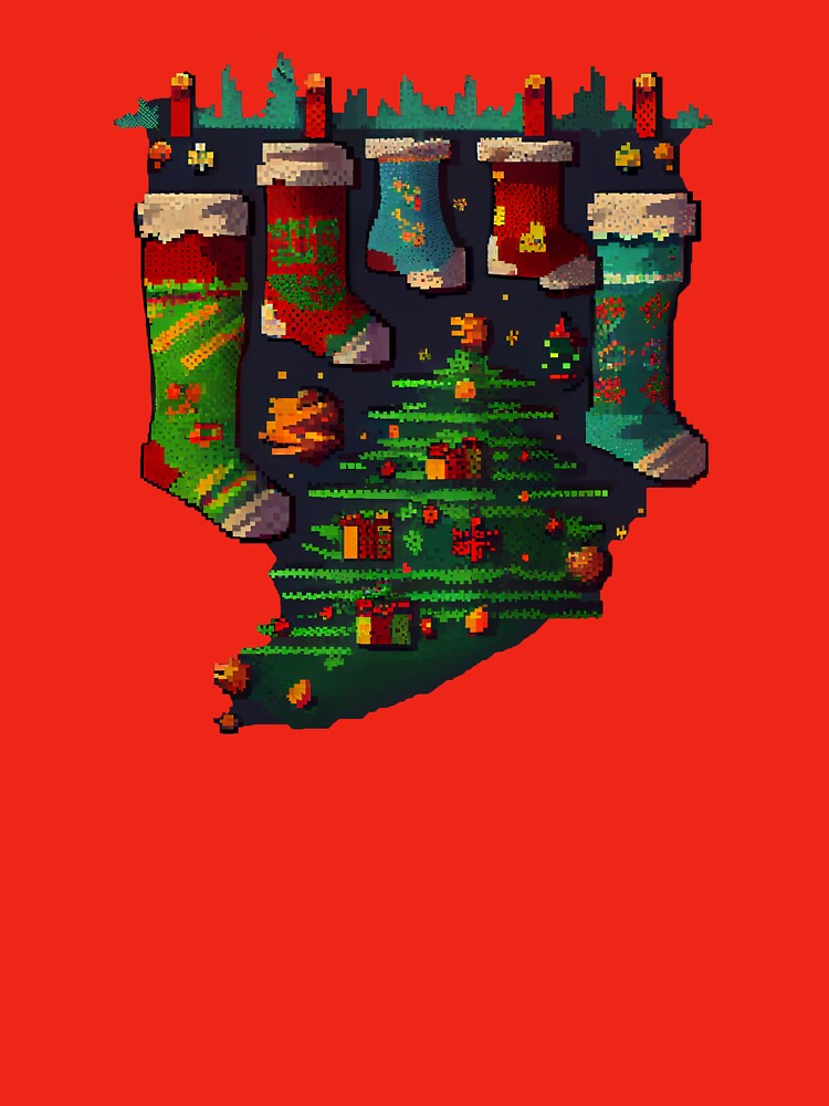 Christmas tree with socks! by Pixelarium T-Shirts, Hoodie, Sweatshirt | BlankRebels.com (Image 3)
