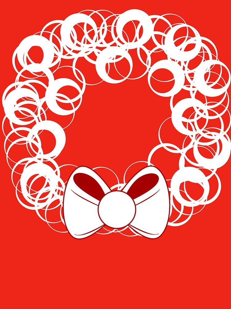 White Christmas Wreath by Risa-C T-Shirts, Hoodie, Sweatshirt | BlankRebels.com (Image 3)