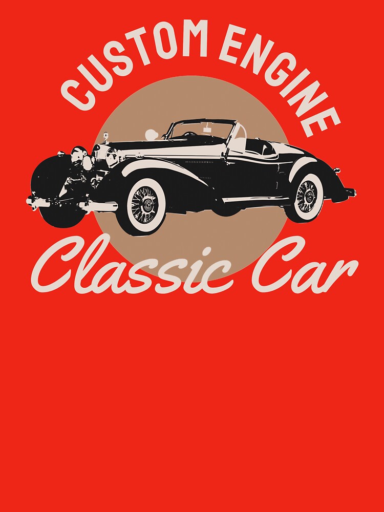 Classice Car by lakshitha99 T-Shirts, Hoodie, Sweatshirt | BlankRebels.com (Image 3)