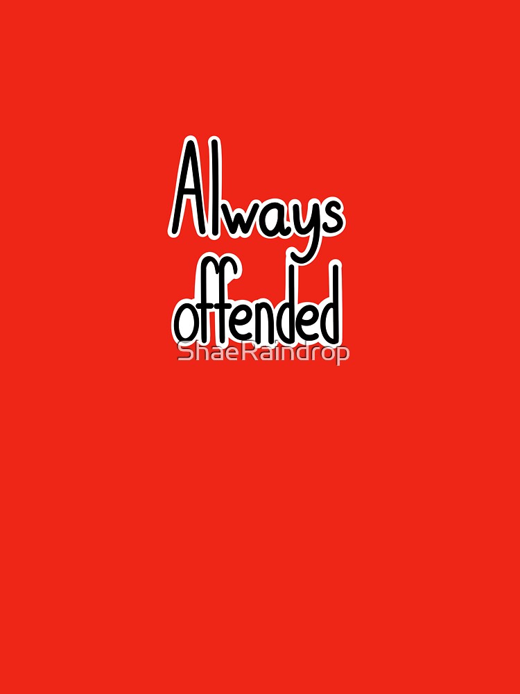 Always Offended by ShaeRaindrop T-Shirts, Hoodie, Sweatshirt | BlankRebels.com (Image 3)