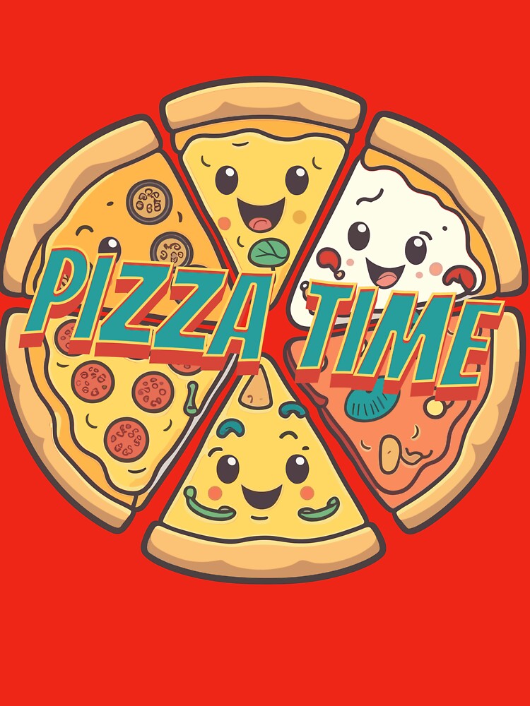Any Time is Pizza Time! by LuxindaSwirl T-Shirts, Hoodie, Sweatshirt | BlankRebels.com (Image 3)