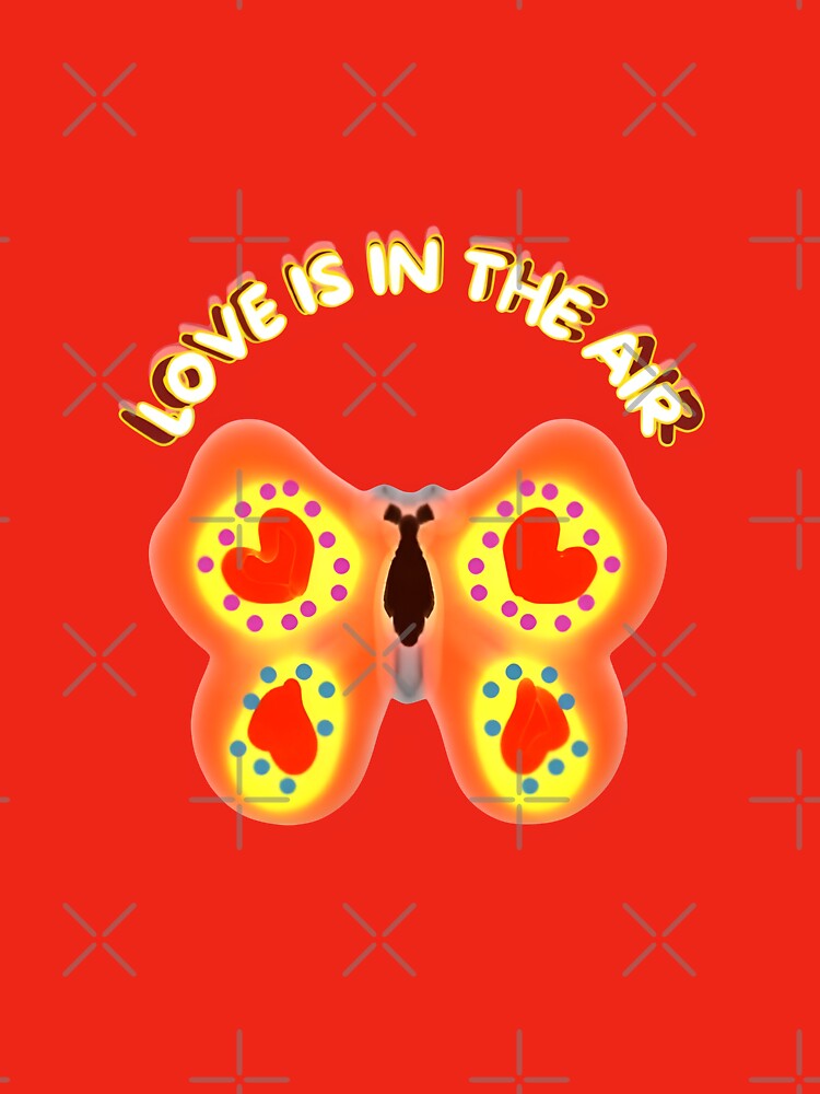 Luminous Heart Butterfly: Radiant Neon Wings Retro Art by HopeAndHustle T-Shirts, Hoodie, Sweatshirt (Image 3)