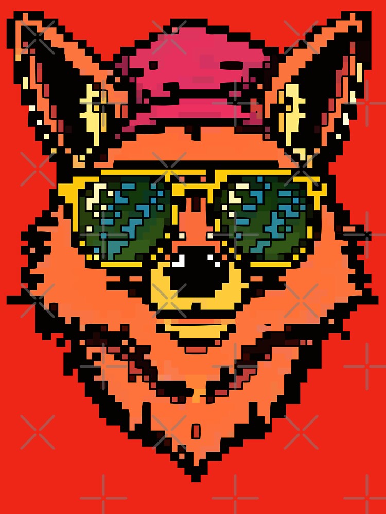 Pixel Coyote T-Shirts, Hoodie, Sweatshirt