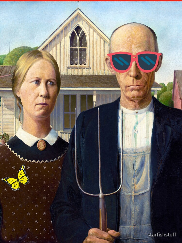 AMERICAN GOTHIC by starfishstuff T-Shirts, Hoodie, Sweatshirt | BlankRebels.com (Image 3)