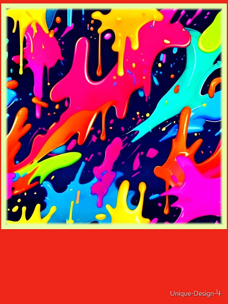 Dripping Color Chaos by Health And Fitness Posts e-Store T-Shirts, Hoodie, Sweatshirt | BlankRebels.com (Image 3)