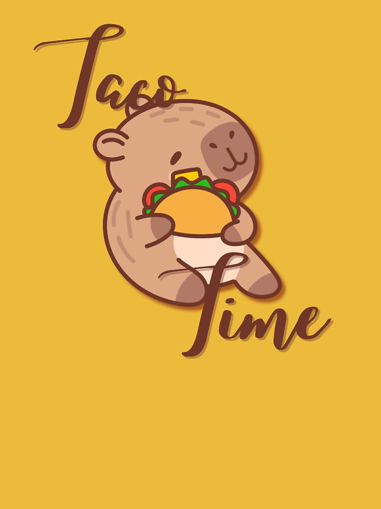 Taco Time Capybara T-Shirts, Hoodie, Sweatshirt
