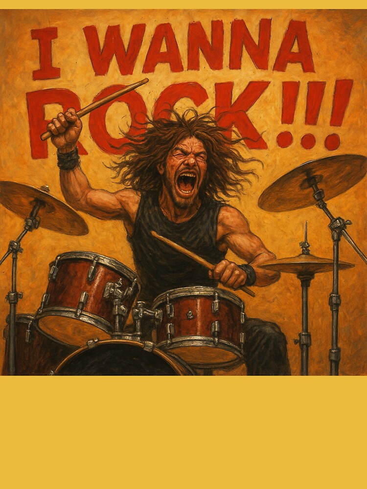 I Wanna Rock!!! by HeberJr79 T-Shirts, Hoodie, Sweatshirt | BlankRebels.com (Image 3)