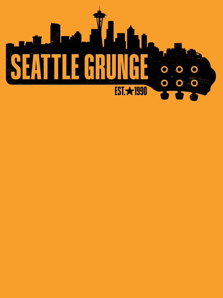Seattle Grunge Music by hadleyfoo T-Shirts, Hoodie, Sweatshirt | BlankRebels.com (Image 3)