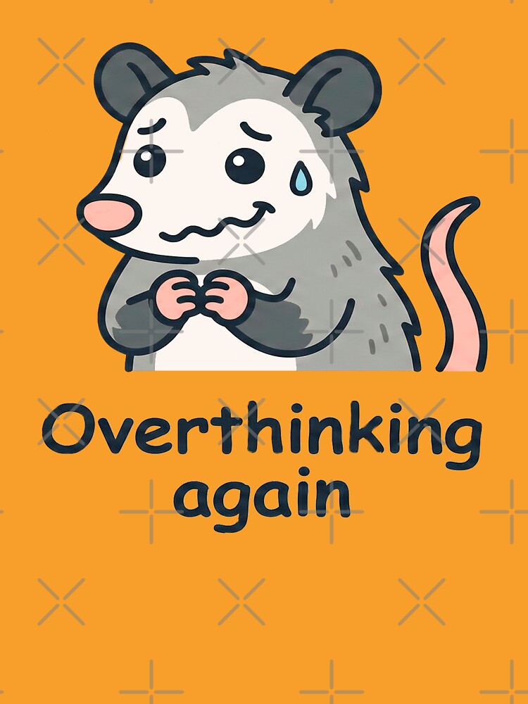 Overthinking Opossum by Visual Dept. T-Shirts, Hoodie, Sweatshirt | BlankRebels.com (Image 3)
