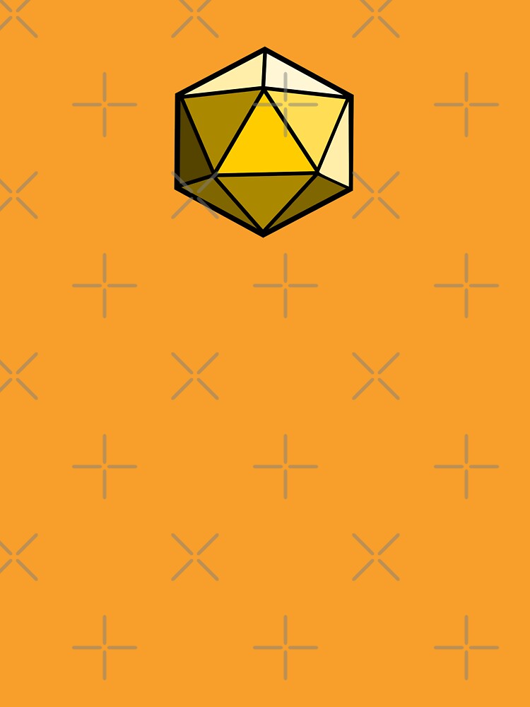 D20 Dice (Yellow) by CrewDutler T-Shirts, Hoodie, Sweatshirt | BlankRebels.com (Image 3)
