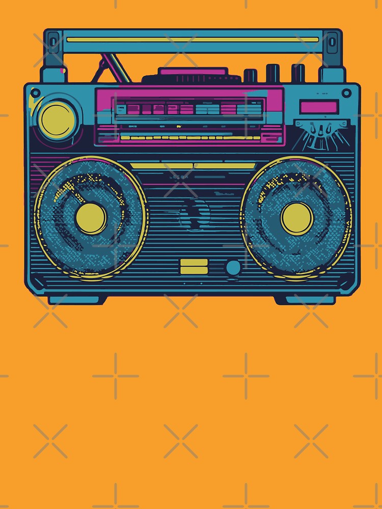 boombox Retro by jxffb T-Shirts, Hoodie, Sweatshirt | BlankRebels.com (Image 3)