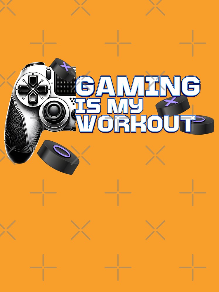 Gaming Is My Workout T-Shirt – Funny Gamer Fitness Joke Tee by ArtzyAyb