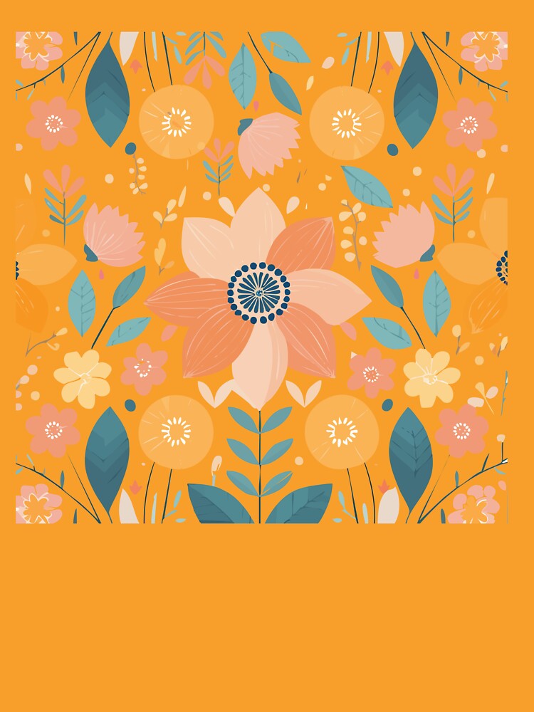Boho Floral Bloom by Willow Sage T-Shirts, Hoodie, Sweatshirt | BlankRebels.com (Image 3)