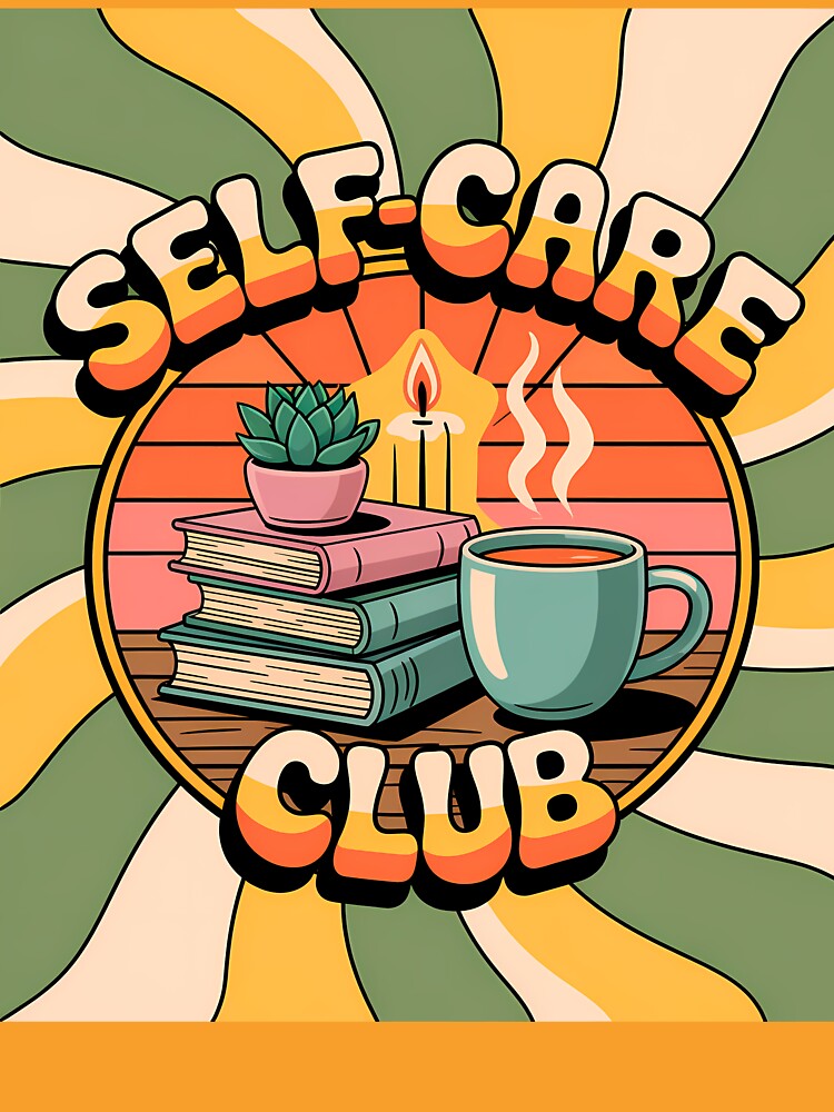 Self-Care Club Retro Vibes by gtaler T-Shirts, Hoodie, Sweatshirt | BlankRebels.com (Image 3)
