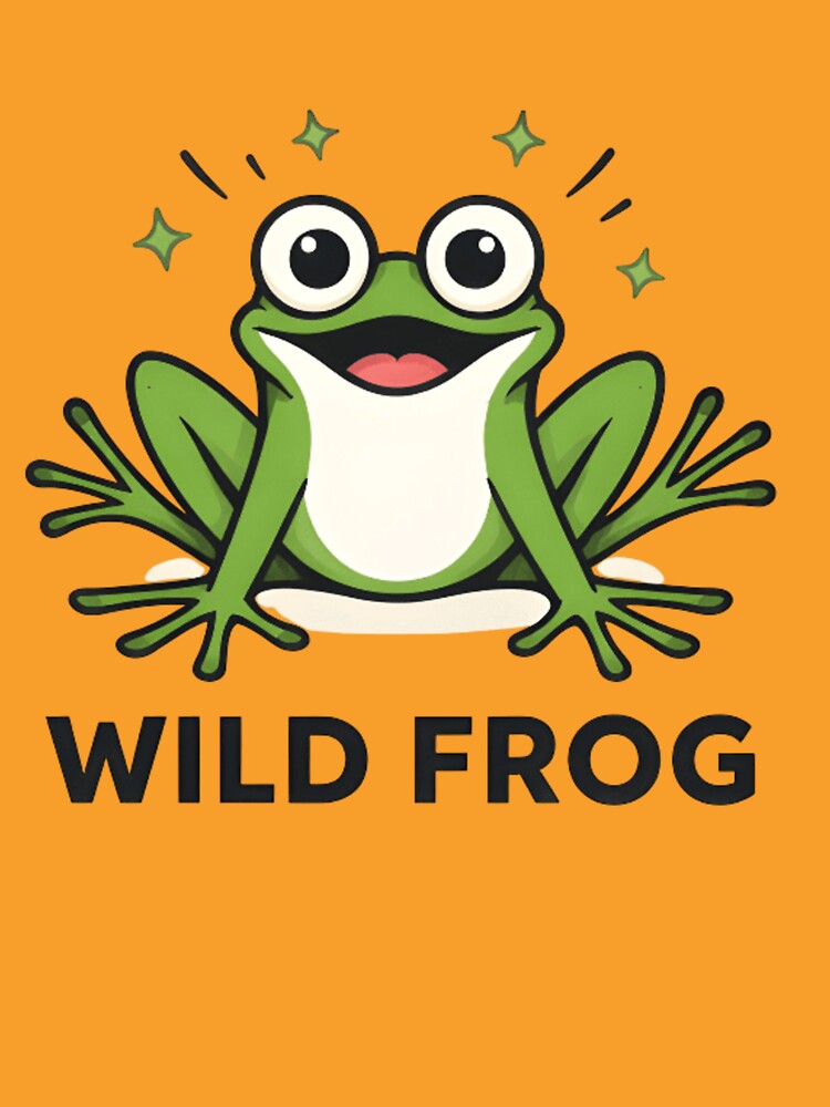 Wild Frog Sticker – Chaotic Frog Energy Funny Meme Shirt T-Shirts, Hoodie, Sweatshirt