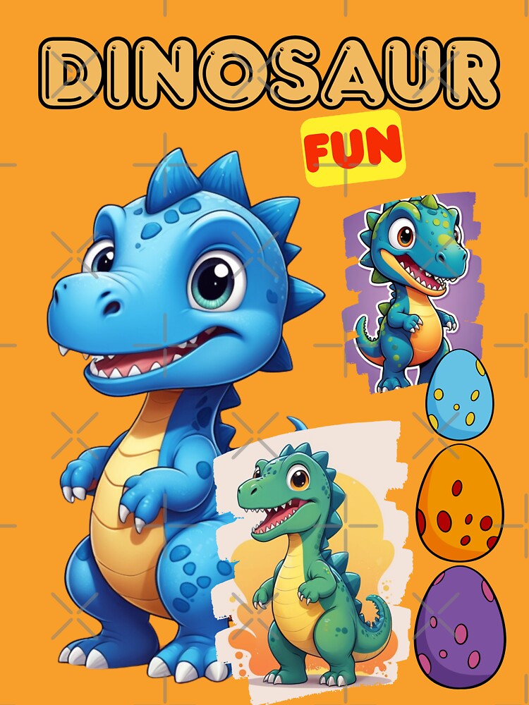 Dinosaur fun by KIDS-PRINTS T-Shirts, Hoodie, Sweatshirt | BlankRebels.com (Image 3)