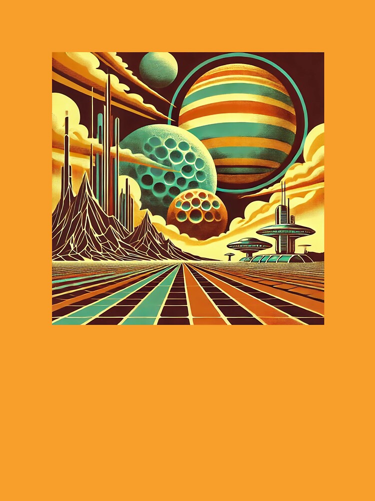 Retro Sci-Fi by larkANDarbor T-Shirts, Hoodie, Sweatshirt | BlankRebels.com (Image 3)
