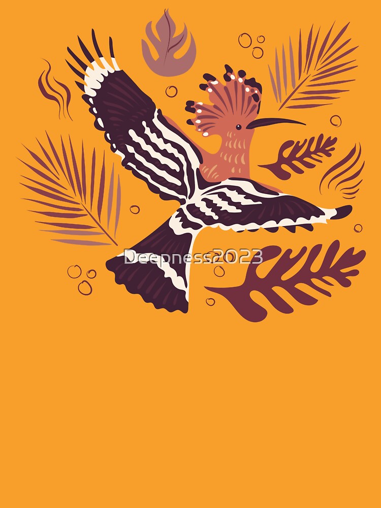 Hoopoe Eurasian Exotic Bird by Deepness2023 T-Shirts, Hoodie, Sweatshirt | BlankRebels.com (Image 3)