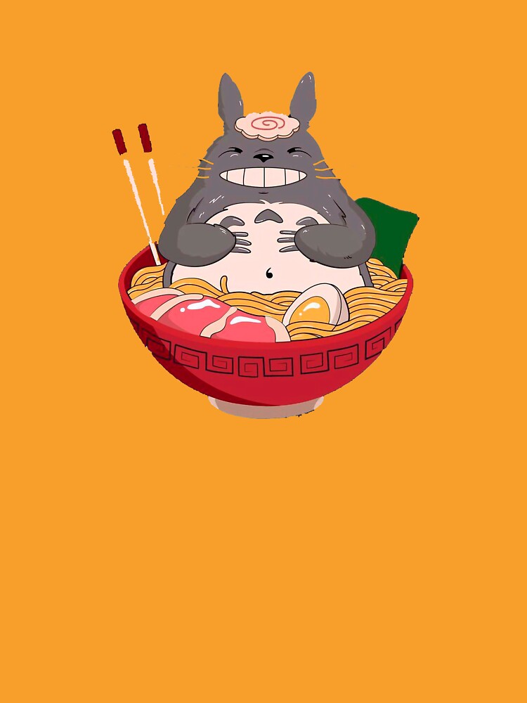 Totoro Ramen My Neighbor Totoro by Moshimashop T-Shirts, Hoodie, Sweatshirt | BlankRebels.com (Image 3)