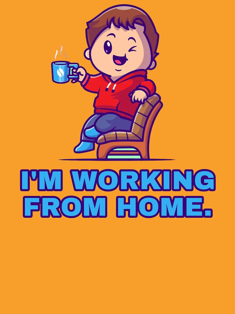 Working From Home by JoseyMiles T-Shirts, Hoodie, Sweatshirt | BlankRebels.com (Image 3)