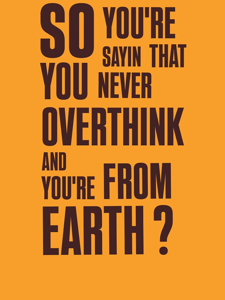 Overthinking by Retro-Flute T-Shirts, Hoodie, Sweatshirt | BlankRebels.com (Image 3)