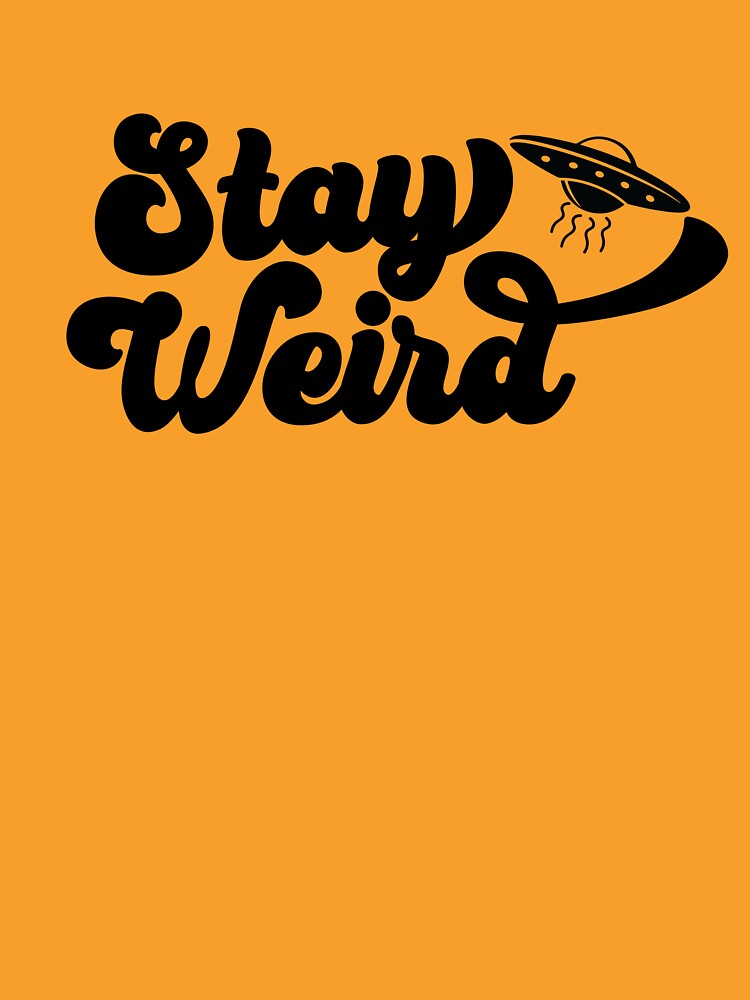Alien | Stay Weird | UFO by Jcat7 T-Shirts, Hoodie, Sweatshirt | BlankRebels.com (Image 3)
