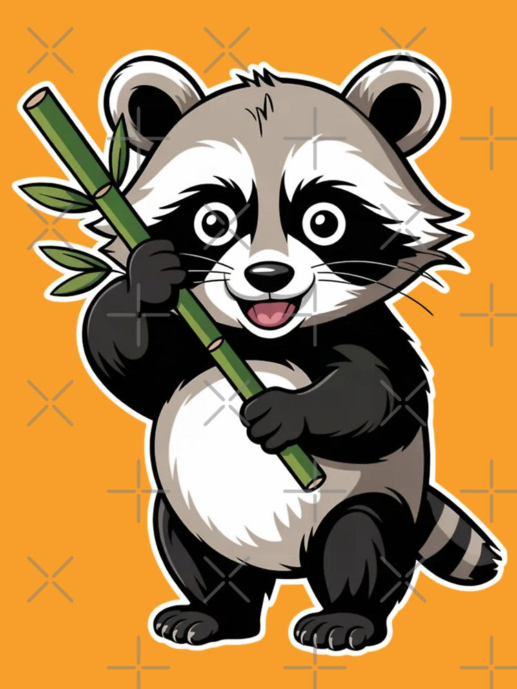 Trash Panda or Real Panda? Funny Raccoon Panda Cosplay Art by Design_Your_Day T-Shirts, Hoodie, Sweatshirt (Image 3)