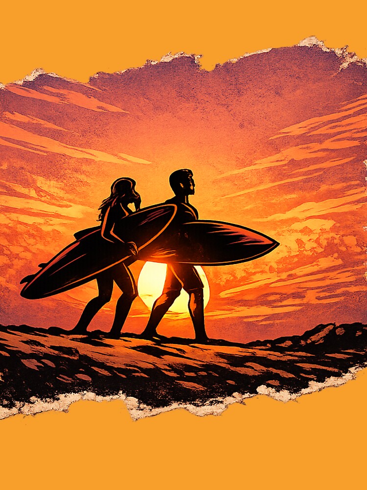 Surfing by Jordi Tort T-Shirts, Hoodie, Sweatshirt | BlankRebels.com (Image 3)