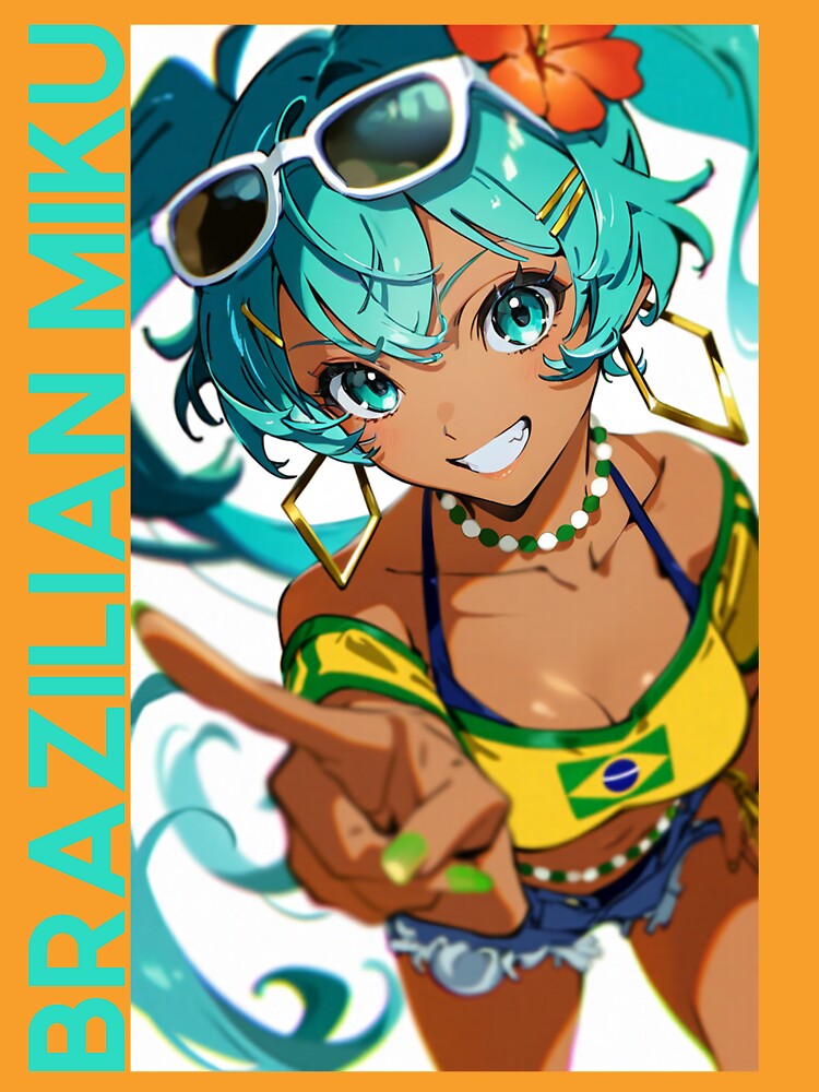 Hatsune Miku: Brazilian Miku by NarwhalXV