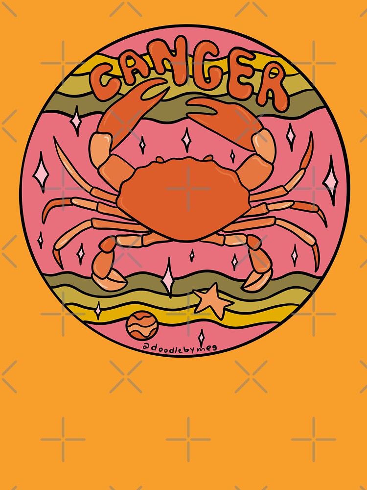 Cancer Zodiac by doodlebymeg T-Shirts, Hoodie, Sweatshirt | BlankRebels.com (Image 3)