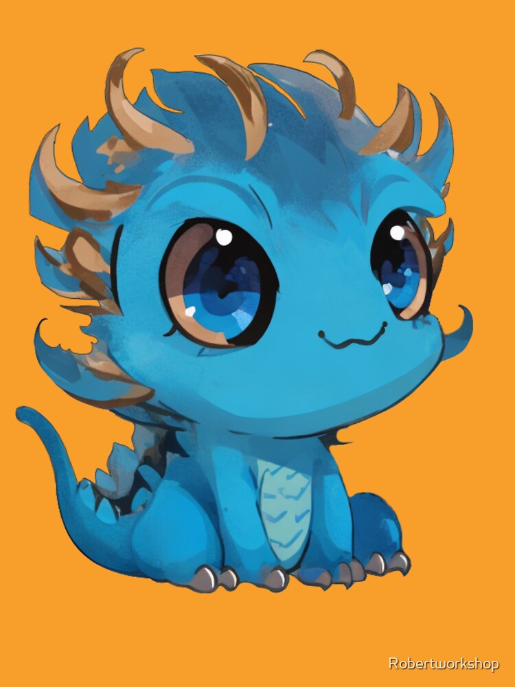 Baby Blue Dragon by Robertworkshop T-Shirts, Hoodie, Sweatshirt | BlankRebels.com (Image 3)