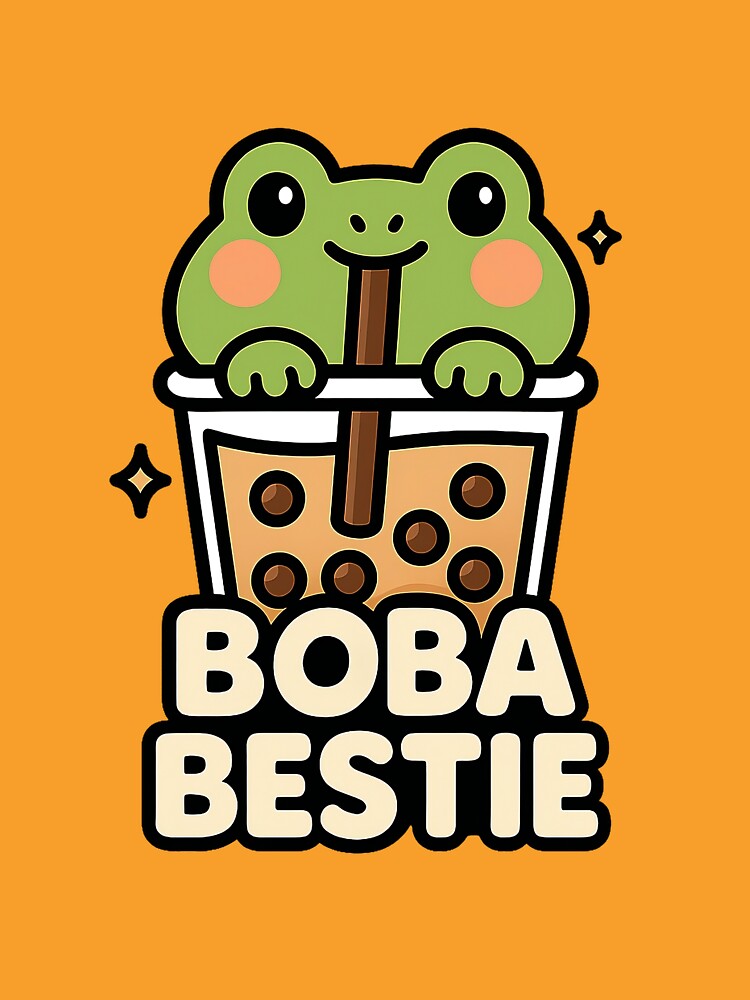 Cute Frog Boba Tea Boba Bestie by SnapLabDesigns T-Shirts, Hoodie, Sweatshirt | BlankRebels.com (Image 3)