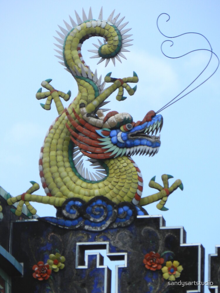 Chinese Dragon Penang Malaysia by sandysartstudio T-Shirts, Hoodie, Sweatshirt | BlankRebels.com (Image 3)