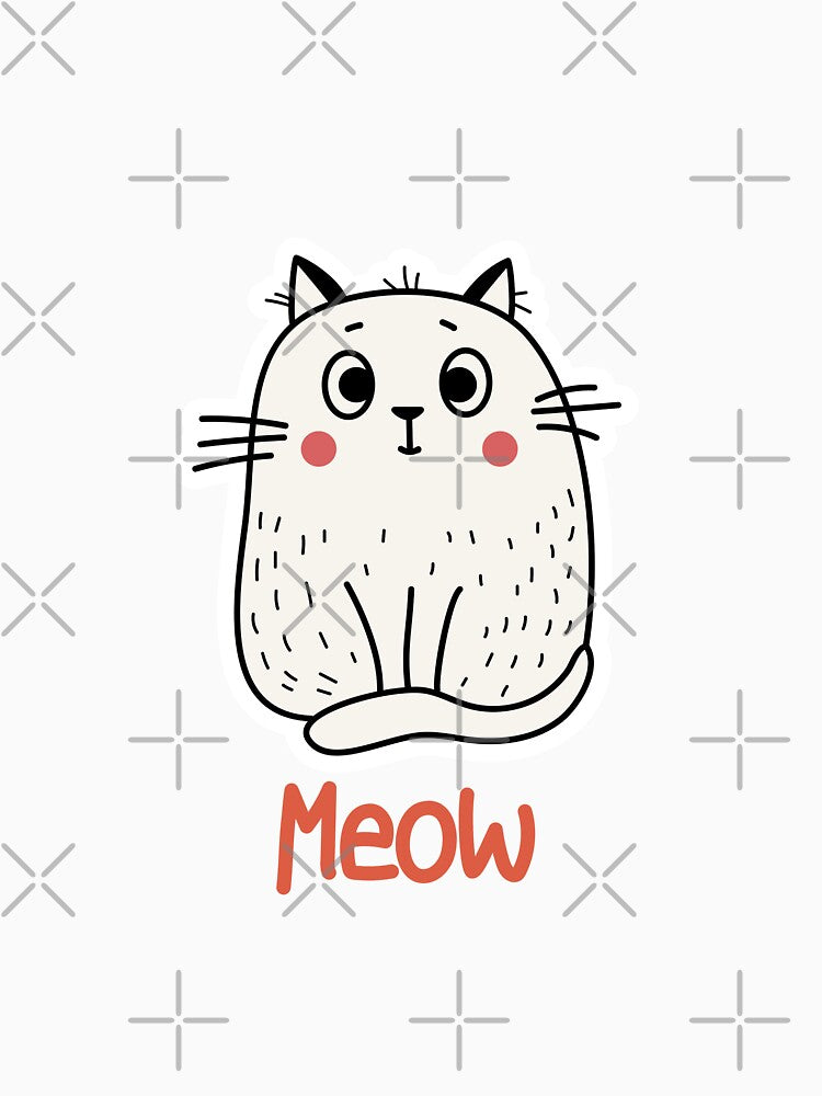 Calling Meow – Minimal Cat Design by Felineverse T-Shirts, Hoodie, Sweatshirt | BlankRebels.com (Image 3)